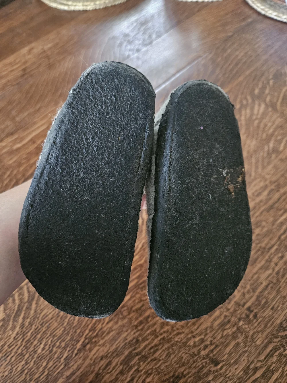 Birkenstock Kids Gray Wool Booties Unisex EU 26 US 8 Made in Italy